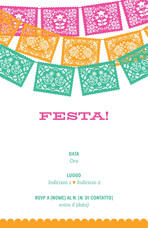 Anteprima design per Galleria di design: inviti e biglietti per feste a tema, Piatto 18.2 x 11.7 cm
