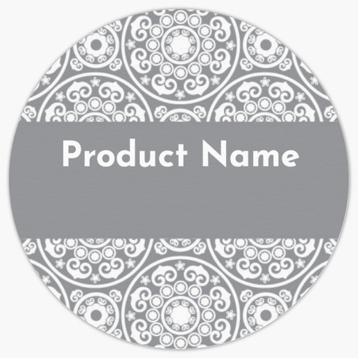 Design Preview for Beauty & Spa Product Labels on Sheets Templates, 1.5" x 1.5" Circle