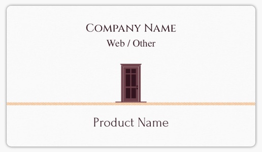 Design Preview for Design Gallery: Property & Estate Agents Product Labels on Sheets, 2" x 3.5" Rounded Rectangle