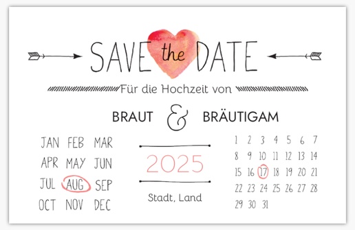 Designvorschau für Designgalerie: Save-the-Date-Karten Witzig & Skurril, 18.2 x 11.7 cm