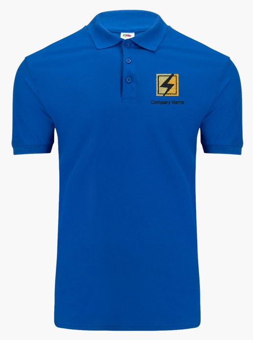 Design Preview for Design Gallery: Electricians Fruit of the Loom® Polo Shirt