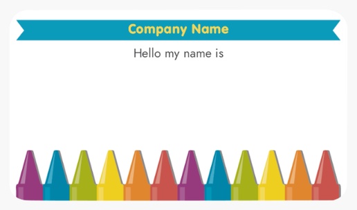 Design Preview for Design Gallery: Nursery Schools Name Tags