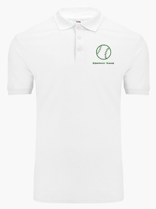 Design Preview for Design Gallery: Sports & Fitness Fruit of the Loom® Polo Shirt