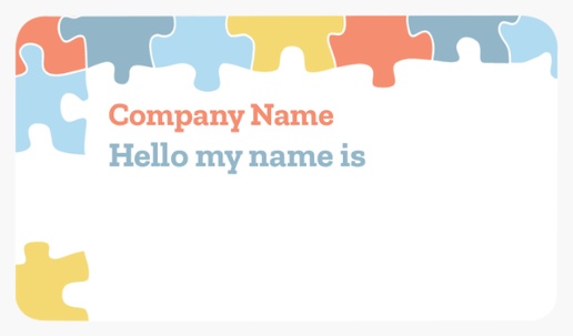 Design Preview for Design Gallery: Fun & Whimsical Name Tags