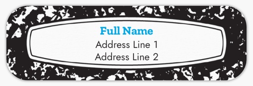 Design Preview for Design Gallery: Education & Child Care Return Address Labels, White Paper