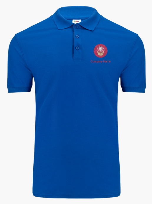Design Preview for Design Gallery: Bakeries Fruit of the Loom® Polo Shirt