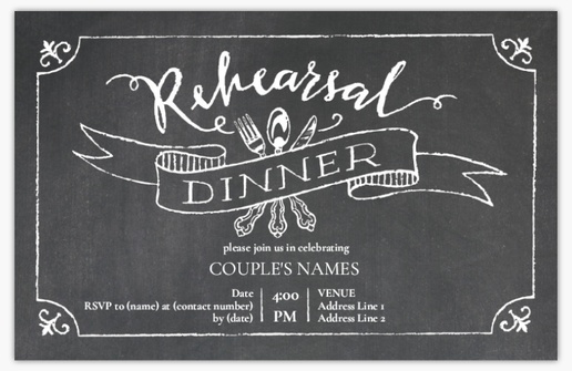 A chalkboard fork gray design for Occasion