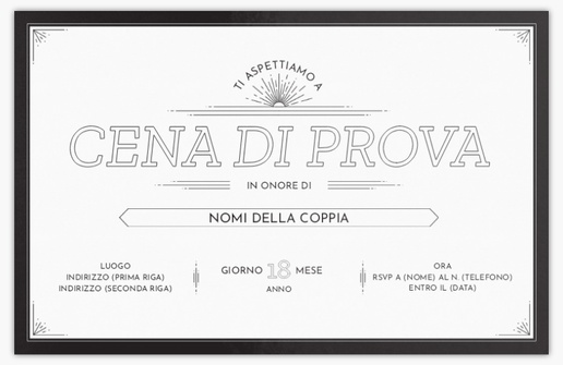 Anteprima design per Galleria di design: inviti e biglietti per cena di prova, Piatto 18.2 x 11.7 cm