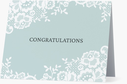 Design Preview for Design Gallery: Congratulations Personalized Note Cards, Folded 5.5" x 4"