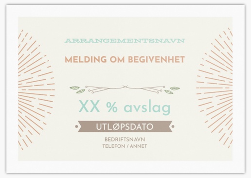 Forhåndsvisning av design for Designgalleri: Innvielsesfest Postkort, A5 (148 x 210 mm)
