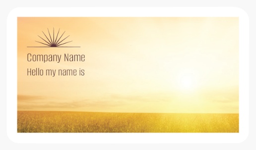 Design Preview for Religious & Spiritual Name Tags Templates