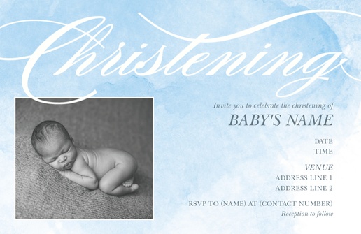 A religious baptism white design for Baptism & Christening with 1 uploads