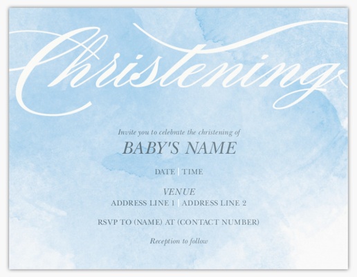 Design Preview for Design Gallery: Baby Invitations & Announcements, Flat 13.9 x 10.7 cm