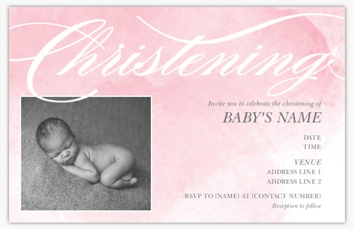 A 1 image christening gray white design for Religious with 1 uploads
