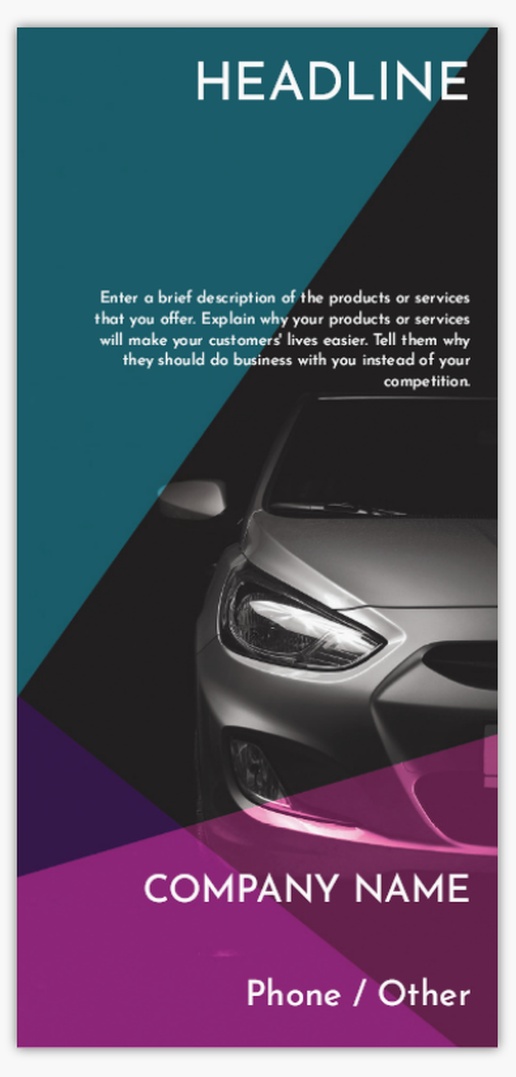 Design Preview for Design Gallery: Automotive & Transportation Postcards, DL