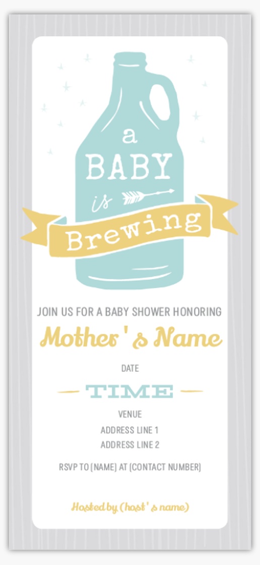 A brew beer gray white design for Baby