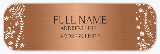 Design Preview for Design Gallery: Religious Return Address Labels, White Paper