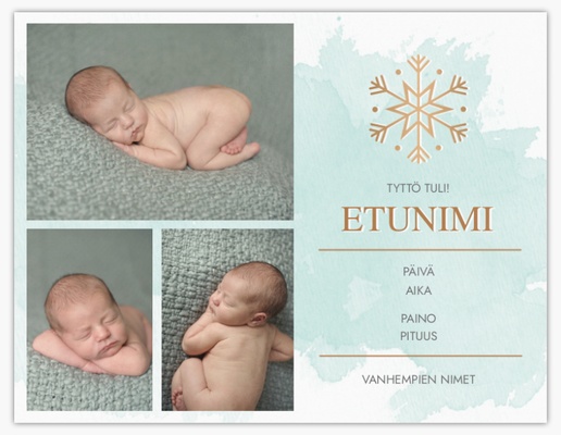 Mallin esikatselu Mallivalikoima: Kuviot & Tekstuurit Vauvakortti, 13,9 x 10,7 cm