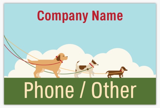 Design Preview for Dog Breeders Lawn Signs Templates, 12" x 18" Horizontal