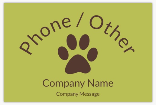 Design Preview for Animals Lawn Signs Templates, 18" x 27" Horizontal