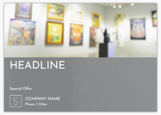 Design Preview for Design Gallery: Art galleries Postcards, A6 (105 x 148 mm)