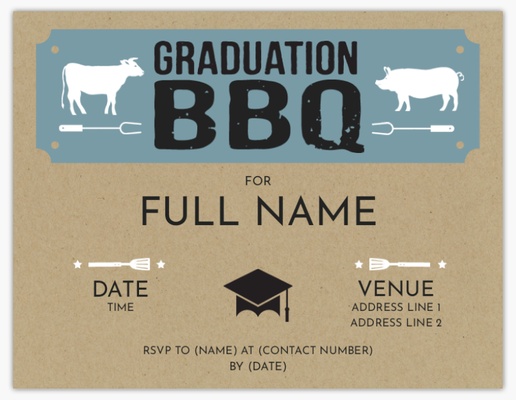 A high school bbq brown gray design for Barbecues & Picnic