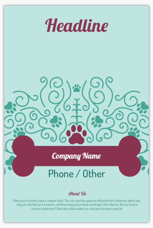 Design Preview for Design Gallery: Boarding Kennel & Catteries Aluminum A-Frame Signs, 1 Insert - No Frame 24" x 36"