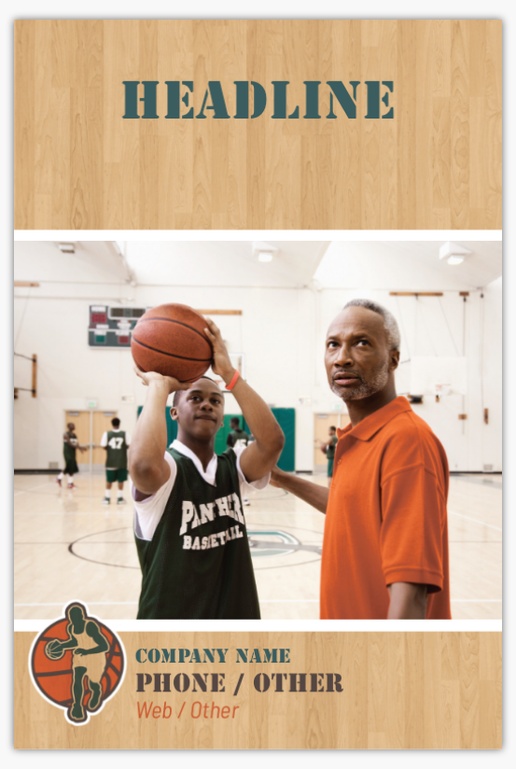 Design Preview for Design Gallery: Sports Specific Aluminum A-Frame Signs, 1 Insert - No Frame 24" x 36"