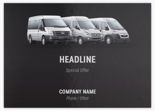 Design Preview for Design Gallery: Courier Services Postcards, A6 (105 x 148 mm)
