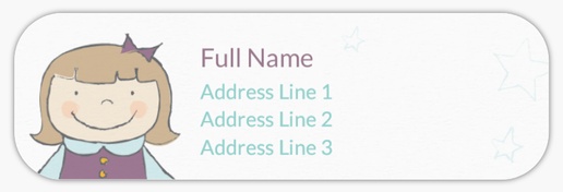Design Preview for Education & Child Care Return Address Labels Templates, White Paper