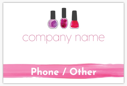 A foil nail salon pink design for Modern & Simple