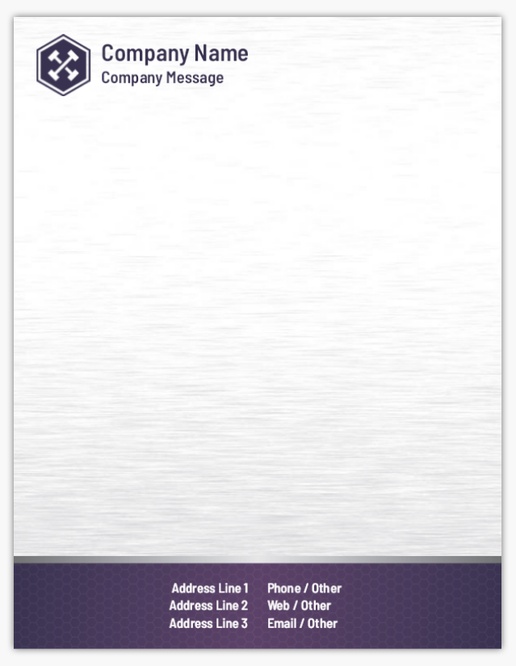 Design Preview for Bold & Colorful Letterhead Templates