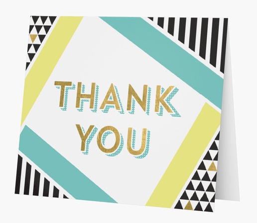 Design Preview for Design Gallery: Patterns & Textures Custom Thank You Cards, Folded 5.5" x 4"