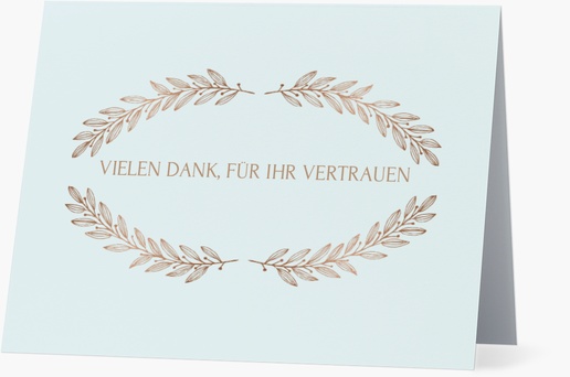 Designvorschau für Designgalerie: Grußkarten Elegant, Klappformat 13,9 x 10,7 cm
