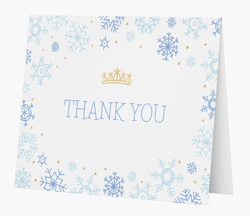 A winter wonderland crown gray blue design for Holiday