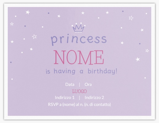 Anteprima design per Inviti di compleanno per bambini , 13,9 x 10,7 cm
