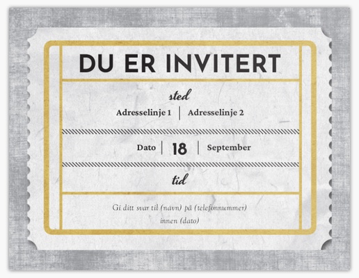 Forhåndsvisning av design for Designgalleri: Bedrift Invitasjoner og kort, Ensidig 14 x 10,1 cm