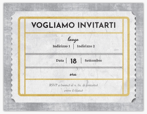Anteprima design per Galleria di design: inviti e biglietti, Piatto 13,9 x 10,7 cm