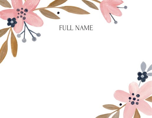 A pattern flowers white pink design for Floral