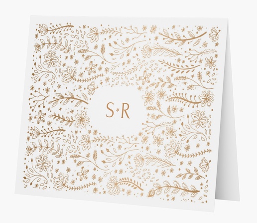 A stationery elegant white cream design for Wedding