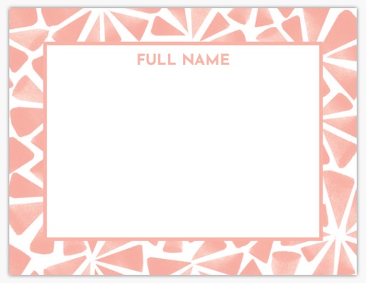A starburst stationery white pink design for Theme