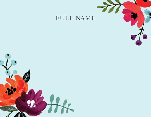 Design Preview for Design Gallery: For Her Personalized Note Cards, Flat 5.5" x 4"