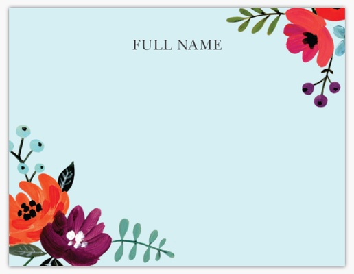 A florals stationery red gray design for Theme