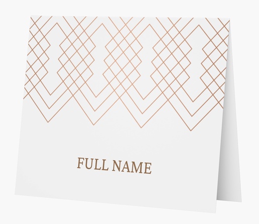 Design Preview for Design Gallery: Elegant Personalized Note Cards, Folded 5.5" x 4"