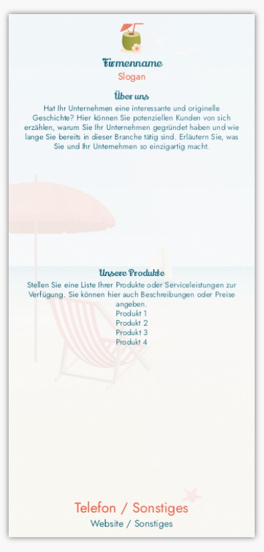 Designvorschau für Designgalerie: Postkarten Reise & Unterkunft, DIN lang (99 x 210 mm)