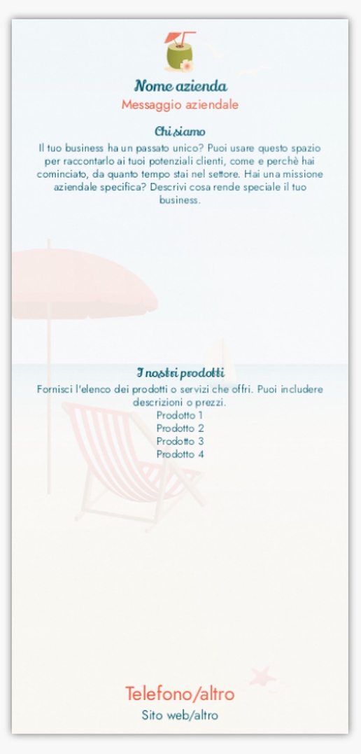 Anteprima design per Galleria di design: cartoline promozionali per viaggio e soggiorno, DL (99 x 210 mm)