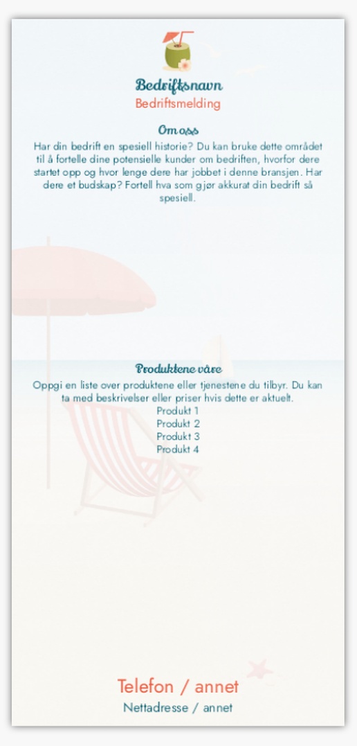Forhåndsvisning av design for Designgalleri: Gøy og fantasifullt Postkort, Avlang (99 x 210 mm)
