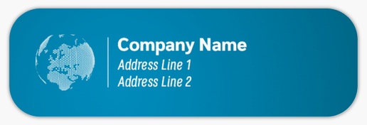 Design Preview for Stock Trading Return Address Labels Templates, White Paper