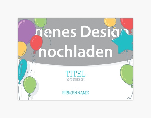 Designvorschau für Designgalerie: Postkarten Geburtstag, A5 (148 x 210 mm)