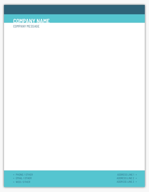 Design Preview for Modern & Simple Letterhead Templates